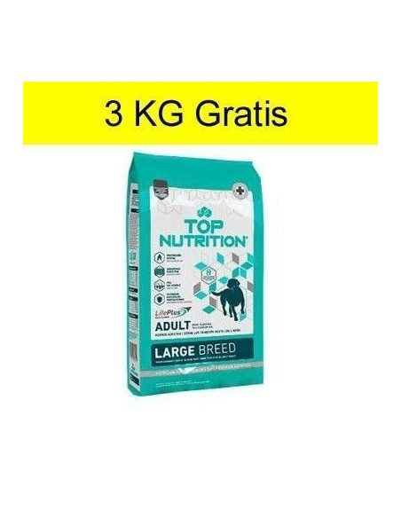 Top Nutrition Perro Grande Adulto 15 + 3KG Gratis