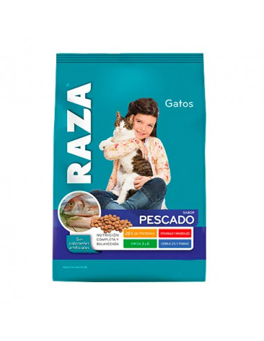 Raza Gatos Pescado 10kg