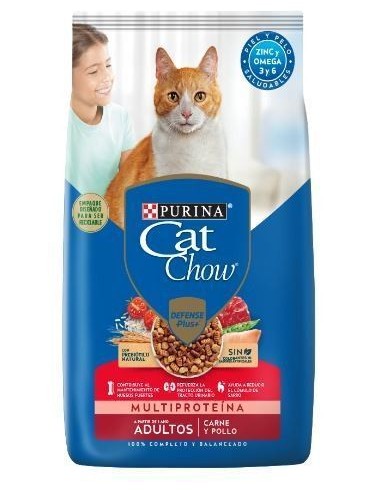 Cat Chow Adultos Carne  y Pollo 15kg