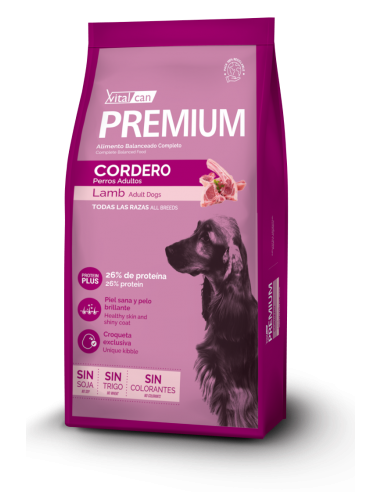 Vital Can Premium Cordero Adultos 20kg