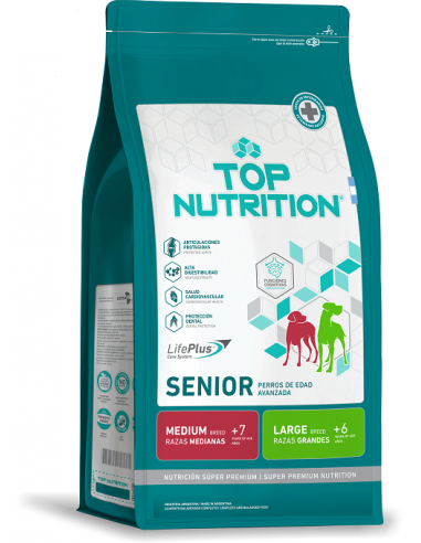 Top Nutrition Perros Senior 15kg