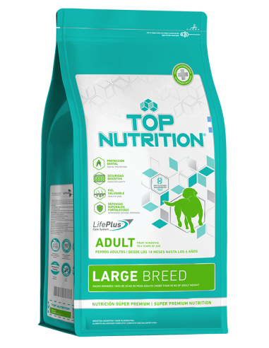 Top Nutrition Perro Grande Adulto 15 + 3KG Gratis