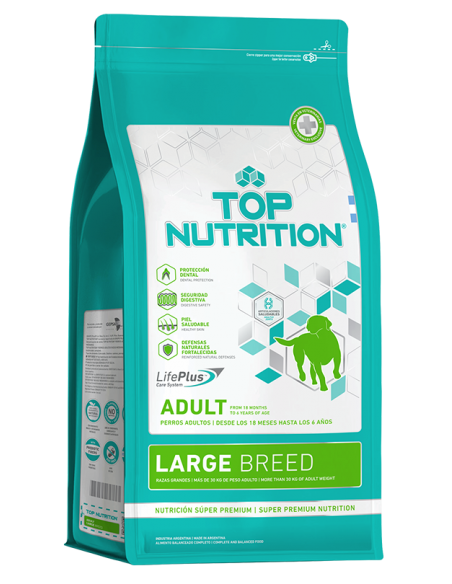 Top Nutrition Perro Grande Adulto 15 + 3KG Gratis