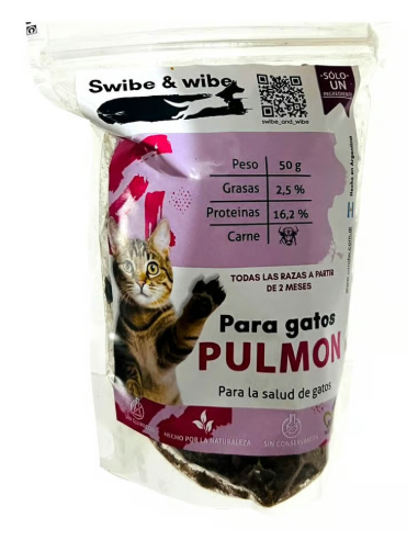 Pulmón para Gatos 50 g - Snack