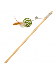 Varita Pelota Pluma Gato 2